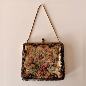 Authentic 1920s Needlepoint Purse 🪡🤍